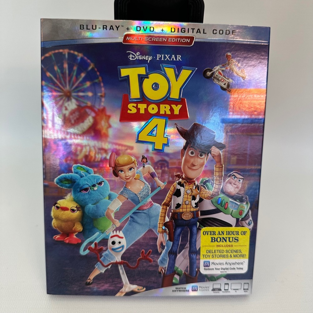 Disney Pixar Toy Story‎ 4 Blu Ray DVD Digital Code Multi Screen Ed. New Sealed